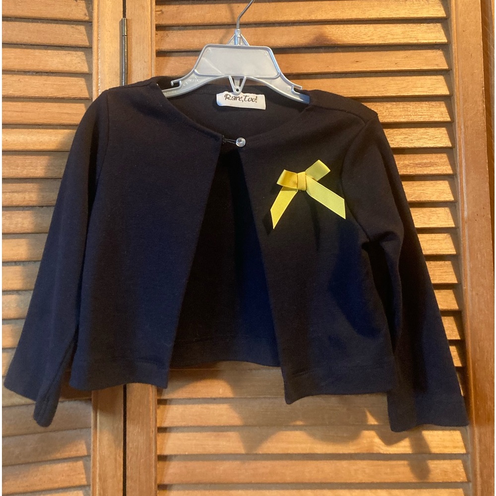 Rare, Too! Black Shrug/Cardigan